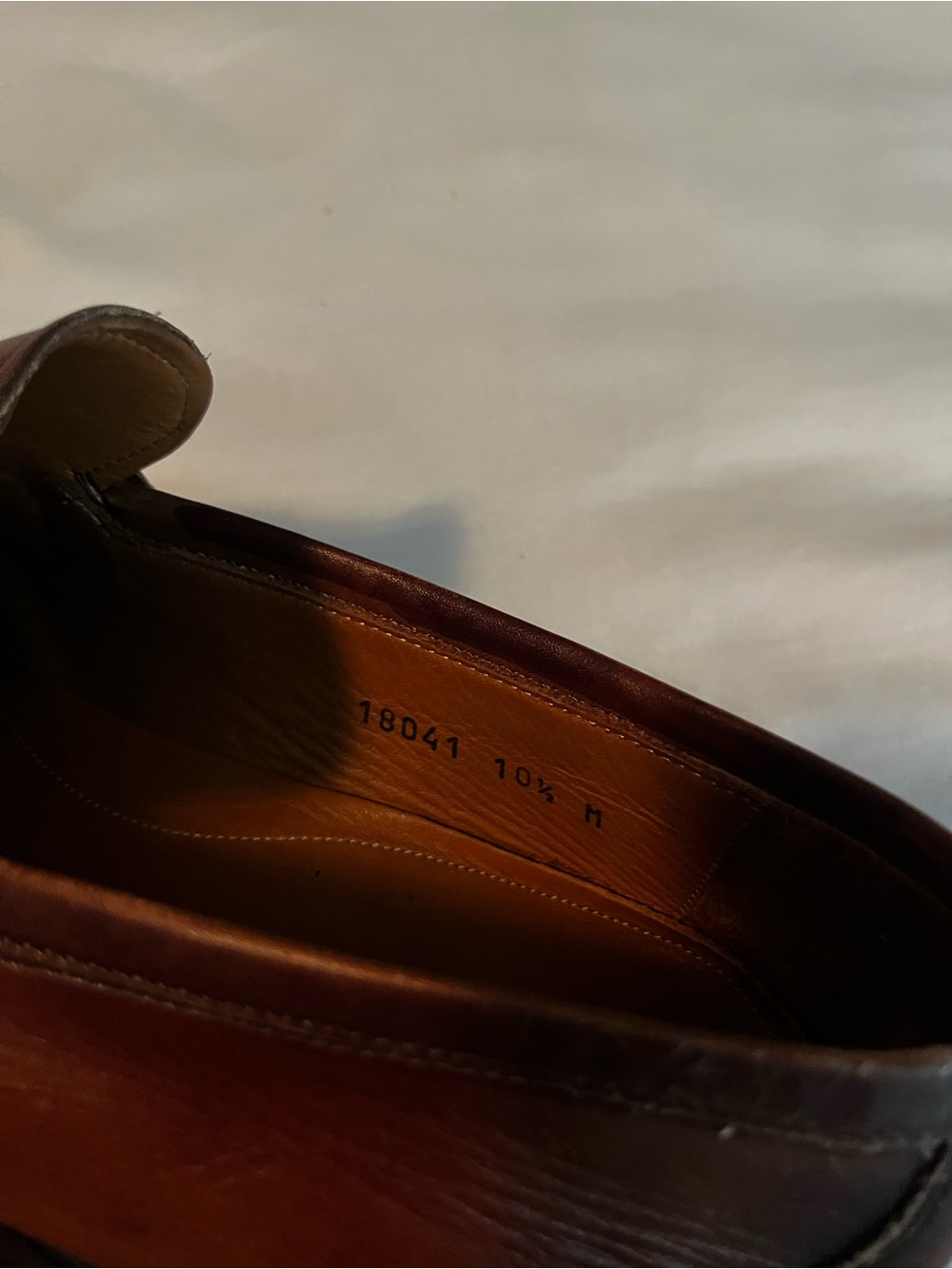 Magnanni Brushed Chestnut Brown Leather Penny Loafers - Picture 3 of 5